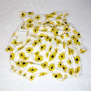 Tucker + Tate Sunflower Print Infant Dress Bloomer Set New NWT